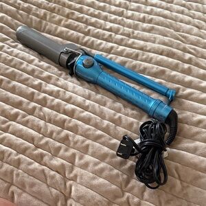Blue Ceramic Curling Iron Hair Styler - Women Hair Styling